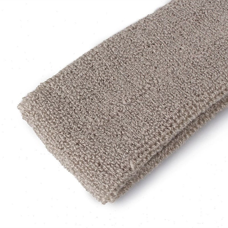 Mallofusa ? 10 PCS Cotton Sports Basketball Headband/Sweatband Head Sweat Band/Brace Gift Party Outdoor Activities (Gray) - Image 3